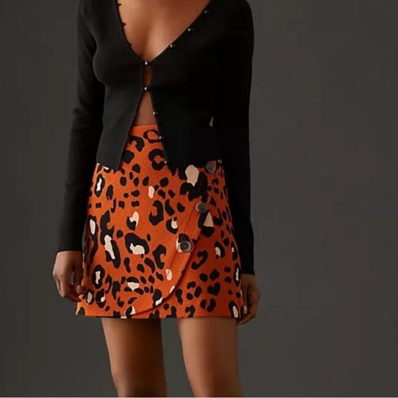 Anthropologie Dresses & Skirts - Anthropologie Maeve Knit Mini Wrap Skirt